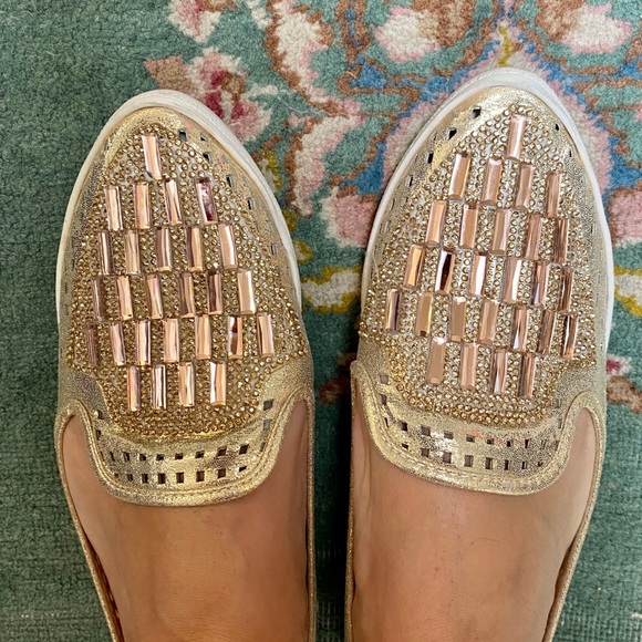 ⭐️Gold Gem Slip on Shoes Chic by Lady Couture⭐️ - Picture 7 of 8